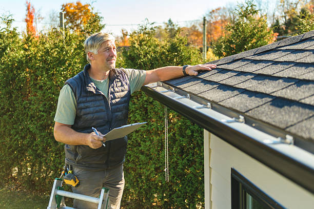 Professional Commercial Roofing technician working in Armada, MI